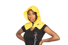 Load image into Gallery viewer, Waterproof Rain Cap for Women – Yellow Drizzle RainCap with Hidden Pocket