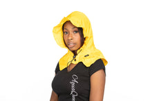Load image into Gallery viewer, Waterproof Rain Cap for Women – Yellow Drizzle RainCap with Hidden Pocket