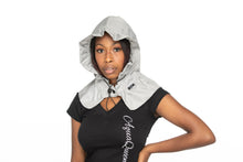 Load image into Gallery viewer, Waterproof Rain Cap for Women – Light Grey Drizzle RainCap with Hidden Pocket
