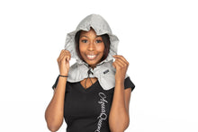 Load image into Gallery viewer, Waterproof Rain Cap for Women – Light Grey Drizzle RainCap with Hidden Pocket
