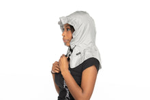 Load image into Gallery viewer, Waterproof Rain Cap for Women – Light Grey Drizzle RainCap with Hidden Pocket

